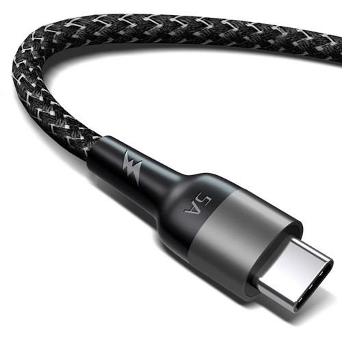USB nabíjací kábel šedý