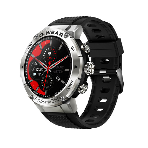 Pánske hodinky - NESTTI smart watch NT28 čierno-strieborné