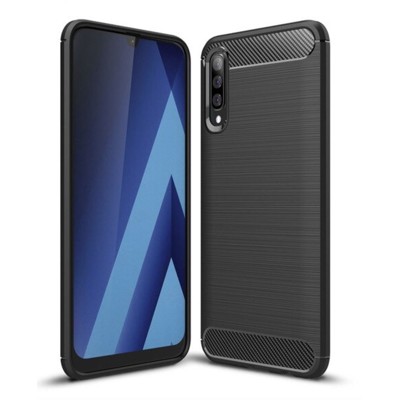 Mäkké silikónové puzdro čierne na Samsung Galaxy A40 