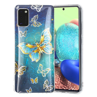 Silikónový obal - Motýle na Samsung Galaxy A41 