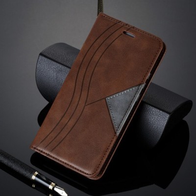 Peňaženkové kožené puzdro hnedé na Apple iPhone 11 Pro Max
