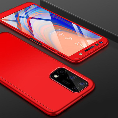 Samsung Galaxy A52 5G - Obal + sklo červený