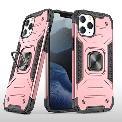 Obal na mobil - dvojvrstvový ružový - iPhone 14 Pro