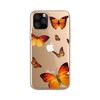 Priehľadný obal - Hnedé motýle na Apple iPhone 12 Pro Max 
