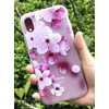 Priehľadný obal - Ružové kvety na Apple iPhone 11 