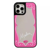 Obal na mobil - ružové zrkadielko - iPhone 13 mini