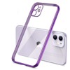 Obal na mobil - fialový rámik - iPhone 13 Pro Max