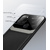 Kožený obal dizajnový čierny na Samsung Galaxy A71 
