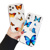 Priehľadný obal - Modré motýle na Apple iPhone 12 Pro Max 