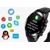 Pánske hodinky - NESTTI smart watch MAN6 imitácia kože čierna