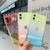 Obal na mobil - fialovozelený - iPhone 12